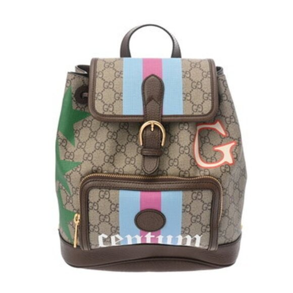 GUCCI Beige Leather Backpack - Picture 1 of 11